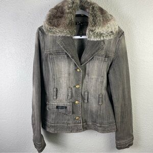Vigoss‎ blazer Jacket with faux fur
